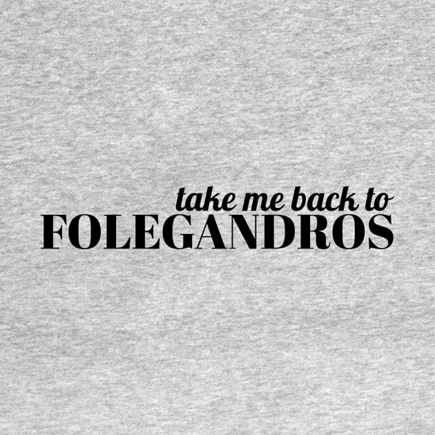 Take me back to Folegandros by AllPrintsAndArt